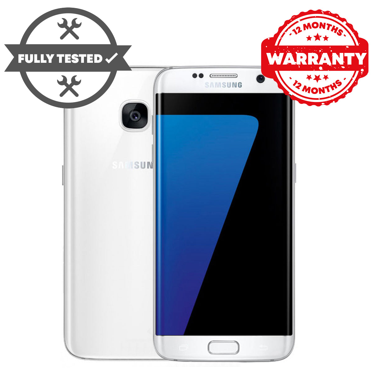 Samsung Galaxy S7 Edge  Silver Sim Free - Unlocked