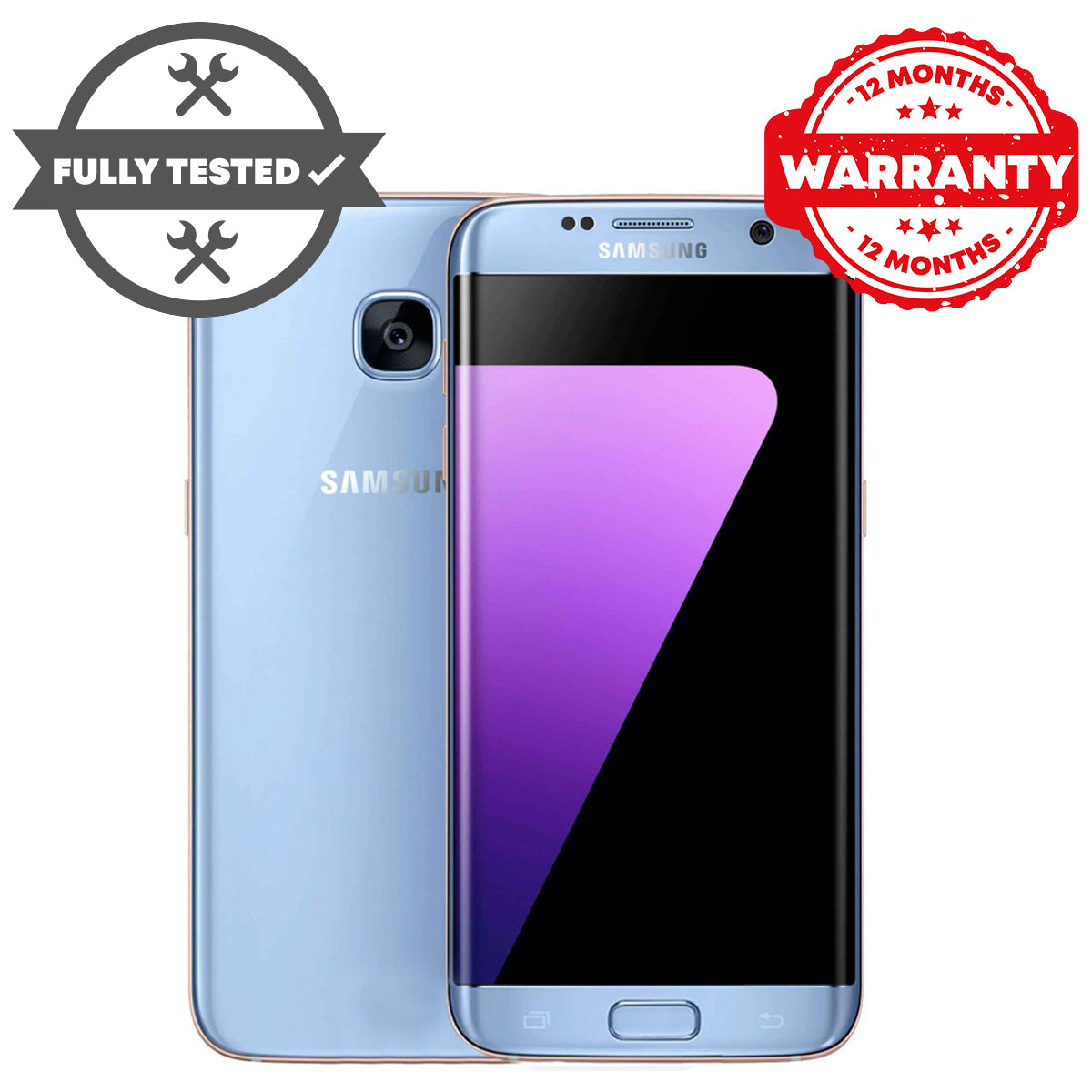 Samsung Galaxy S7 Edge  Blue Sim Free - Unlocked
